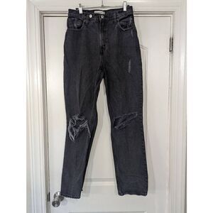 Abercrombie & Fitch Curve Love the 90s Straight Ultra High Rise Jeans size 28/6R